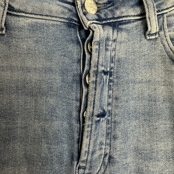 Warp+Weft CDG Paris High-Rise Jeans Button Fly Denim 8/29 Womens Stretch Comfort - Picture 7 of 12